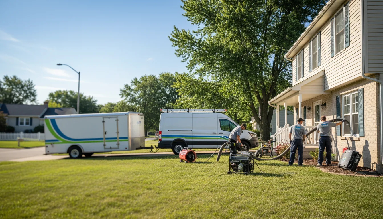 Flooded Basement Restoration And Cleanup With Repair in Norwich, KS near me